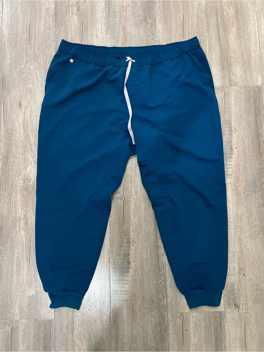 Men's Figs Deep Teal Drawstring Scrub Jogger Pants
